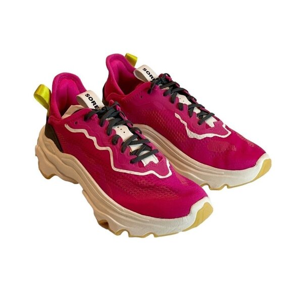 Sorel Women's Kinetic Breakthru Day Lace Sneakers Pink Size 6.5 NWOB - Picture 2 of 7